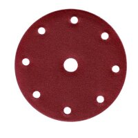 100er Pack Schleifpapier Schleifblatt 150 mm 9 Loch...