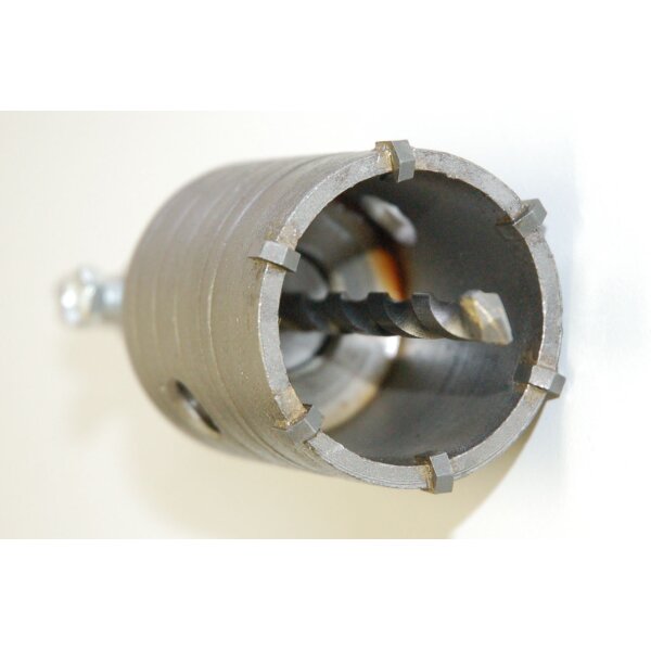 SDS / SDS PLUS Schlagbohrkrone 30 - 160 mm Bohrkrone mit 160mm Verlängerung für SDS Plus Bohrhammer (SDS PLUS DM = 70mm)