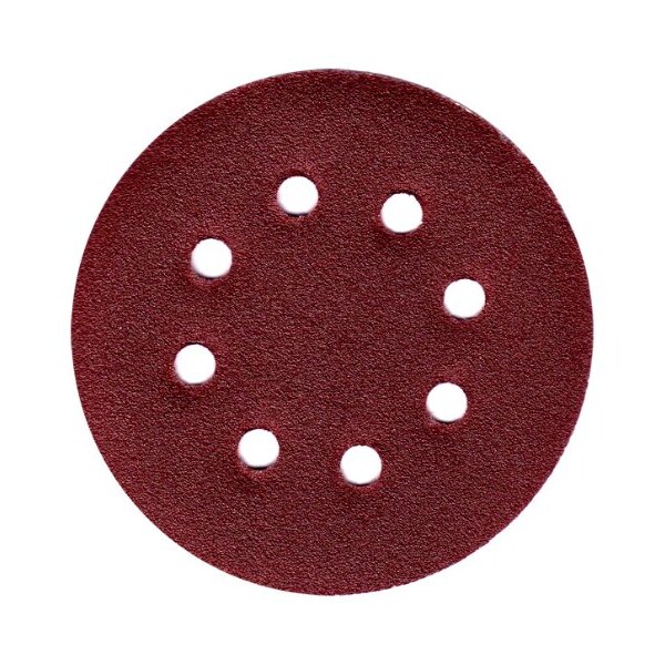 100er Pack Schleifpapier Schleifblatt 125 mm 8 Loch Körn.= 100 Schwingschleifer Winkelschleifer